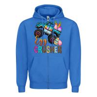 True Royal Egg crusher png sublimation design download, Happy Zipper Hoodie - NancyCooperArtShop