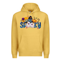 Antique Gold Stay Spooky Premium Hoodie - texasbilliewilder