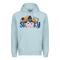Blue Mist Stay Spooky Premium Hoodie - texasbilliewilder