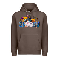 Coffee Stay Spooky Premium Hoodie - texasbilliewilder