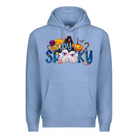 Colony Blue Stay Spooky Premium Hoodie - texasbilliewilder
