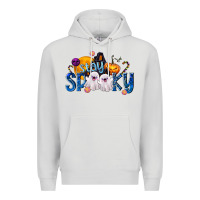 Dove Grey Stay Spooky Premium Hoodie - texasbilliewilder