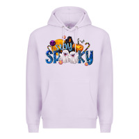 Lilac Stay Spooky Premium Hoodie - texasbilliewilder