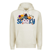 Oatmeal Heather Stay Spooky Premium Hoodie - texasbilliewilder