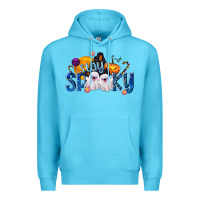 Ocean Blue Stay Spooky Premium Hoodie - texasbilliewilder
