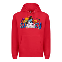 Red Stay Spooky Premium Hoodie - texasbilliewilder