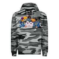 Slate Camo Stay Spooky Premium Hoodie - texasbilliewilder