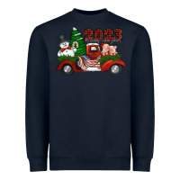 Navy happy new year truck 2023 Heavyweight Sweatshirt - Jasminsmagicworld