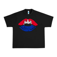 Black cambodian flag lips Urban Heavy Tee - AdoDesignShop