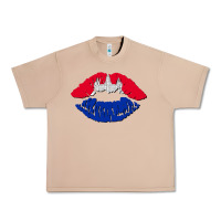 Burro cambodian flag lips Urban Heavy Tee - AdoDesignShop