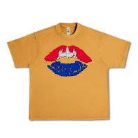 Peanut Butter cambodian flag lips Urban Heavy Tee - AdoDesignShop
