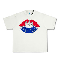 Pistachio cambodian flag lips Urban Heavy Tee - AdoDesignShop