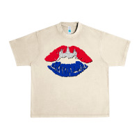 Sandshell cambodian flag lips Urban Heavy Tee - AdoDesignShop