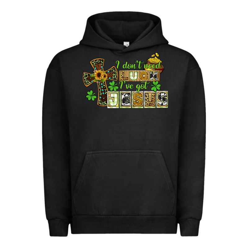 I Dont Need Luck Ive Got Jesus Urban Hoodie by CowGirlArtShop | Teevron
