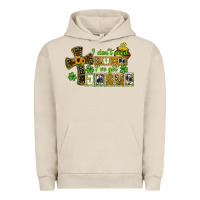 Pigment French Oak i dont need luck ive got jesus Urban Hoodie - CowGirlArtShop