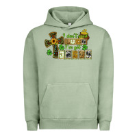 Pigment Oil Green i dont need luck ive got jesus Urban Hoodie - CowGirlArtShop