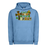 Pigment Pebble Blue i dont need luck ive got jesus Urban Hoodie - CowGirlArtShop