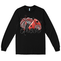 Black cheer Long Sleeve Tee - MaliasSmallBusiness
