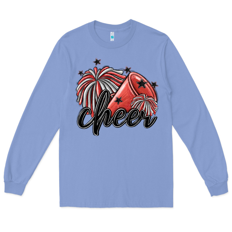 Cheer Long Sleeve Tee by MaliasSmallBusiness | Teevron