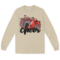 Mushroom cheer Long Sleeve Tee - MaliasSmallBusiness