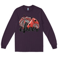 Plum cheer Long Sleeve Tee - MaliasSmallBusiness