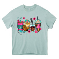 Arona hairstylist coffee cups Heavy Core Tee - Zillion Design Studio