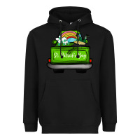 Black St Patrick's Day Truck Heavyweight Hoodie - Bettercallsaul