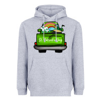 Heather Grey St Patrick's Day Truck Heavyweight Hoodie - Bettercallsaul