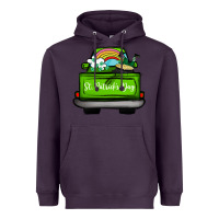 Plum St Patrick's Day Truck Heavyweight Hoodie - Bettercallsaul