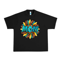 Black sunflower mom leopard Urban Heavy Tee - Artiststas