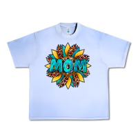 Grape Ice sunflower mom leopard Urban Heavy Tee - Artiststas