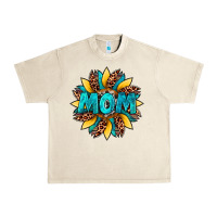 Sandshell sunflower mom leopard Urban Heavy Tee - Artiststas