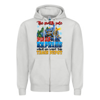 Dove Grey thr north pole polar express admit one round trip Zipper Hoodie - MaliasSmallBusiness