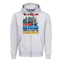 Heather Grey thr north pole polar express admit one round trip Zipper Hoodie - MaliasSmallBusiness