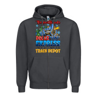 Smoke thr north pole polar express admit one round trip Zipper Hoodie - MaliasSmallBusiness