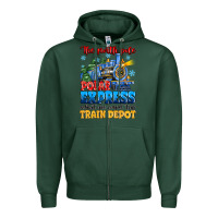 Sports Green thr north pole polar express admit one round trip Zipper Hoodie - MaliasSmallBusiness