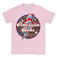 Bubblegum Pink Western American Babe Patriotic Classic Tee - LillyAllenDesigns