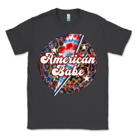 Smoke Western American Babe Patriotic Classic Tee - LillyAllenDesigns