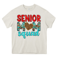 Cream senior mom squad Heavy Core Tee - texasbilliewilder