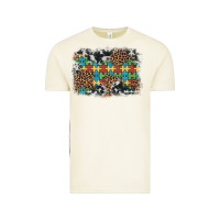 Vintage Arctic autism awareness leopard cowhide background Vintage Tee - Artiststas