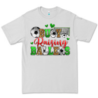 Dove Grey busy raising ballers soccer Premium Tee - Zillion Design Studio