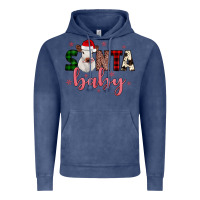 Vintage Denim Santa baby Cow Vintage Hoodie - JahusDesignShop