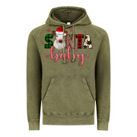 Vintage Olive Santa baby Cow Vintage Hoodie - JahusDesignShop