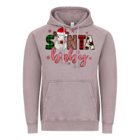 Santa Baby Cow Vintage Hoodie | Teevron