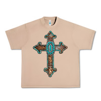 Burro turquoise cross Urban Heavy Tee - AdoDesignShop