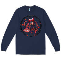 Navy girl's trip Long Sleeve Tee - MaliasSmallBusiness