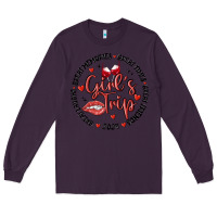 Plum girl's trip Long Sleeve Tee - MaliasSmallBusiness