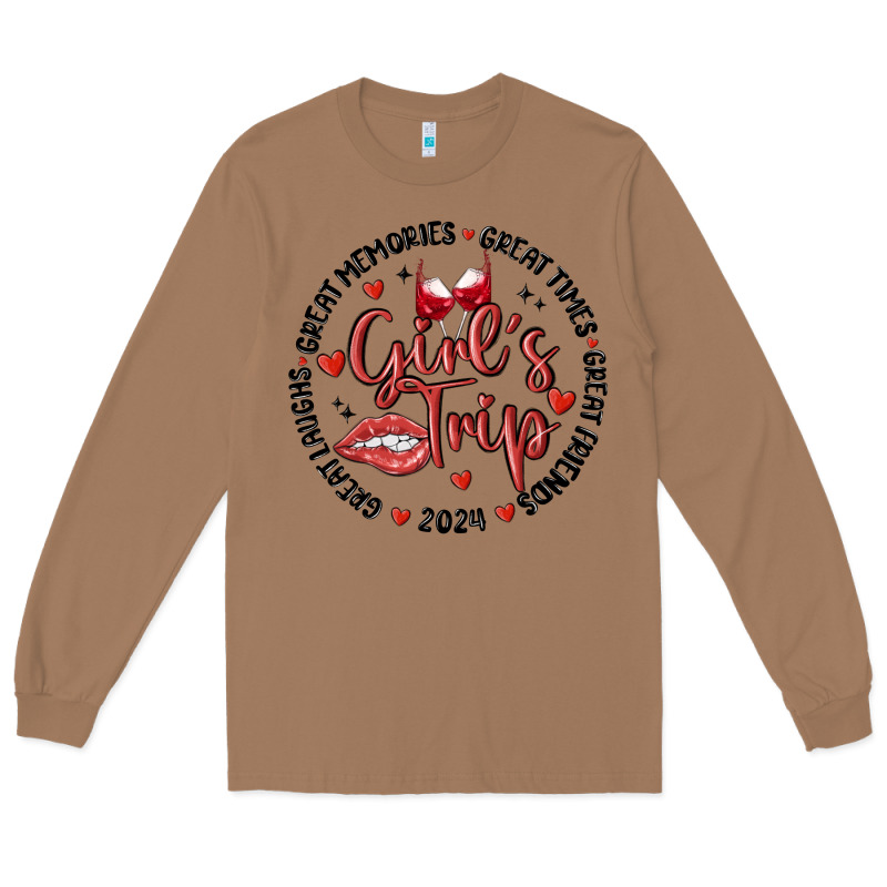 Girl's Trip Long Sleeve Tee by MaliasSmallBusiness | Teevron