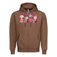 Chestnut christmas debbie cake white coffee cups Zipper Hoodie - MaliasSmallBusiness