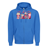 True Royal christmas debbie cake white coffee cups Zipper Hoodie - MaliasSmallBusiness